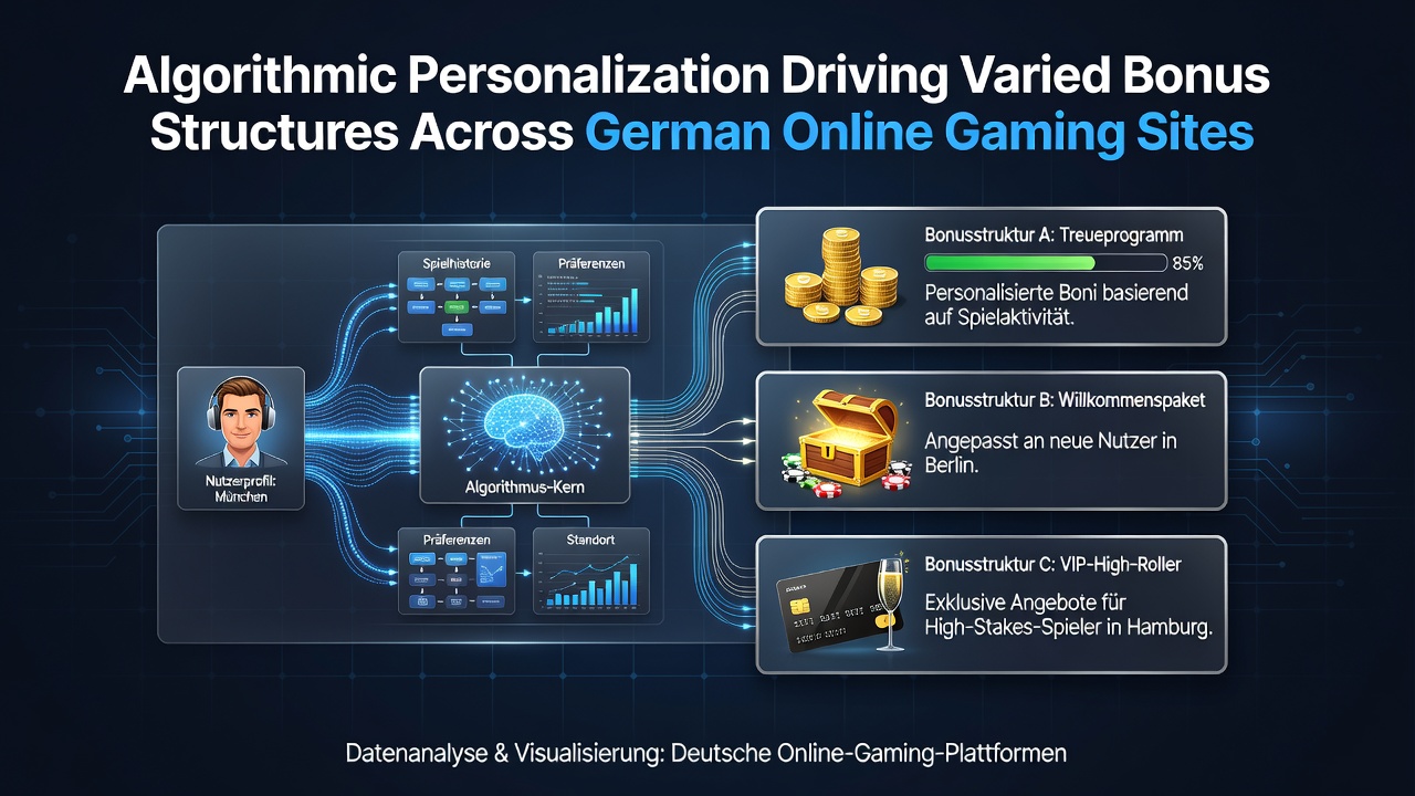 Beispielhafte Darstellung variierter Bonusangebote durch Algorithmen in mobilen Casino-Apps