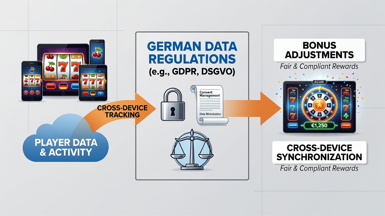 Darstellung von Datenflüssen und Bonusanpassungen auf mobilen Geräten unter deutschen Regulierungen